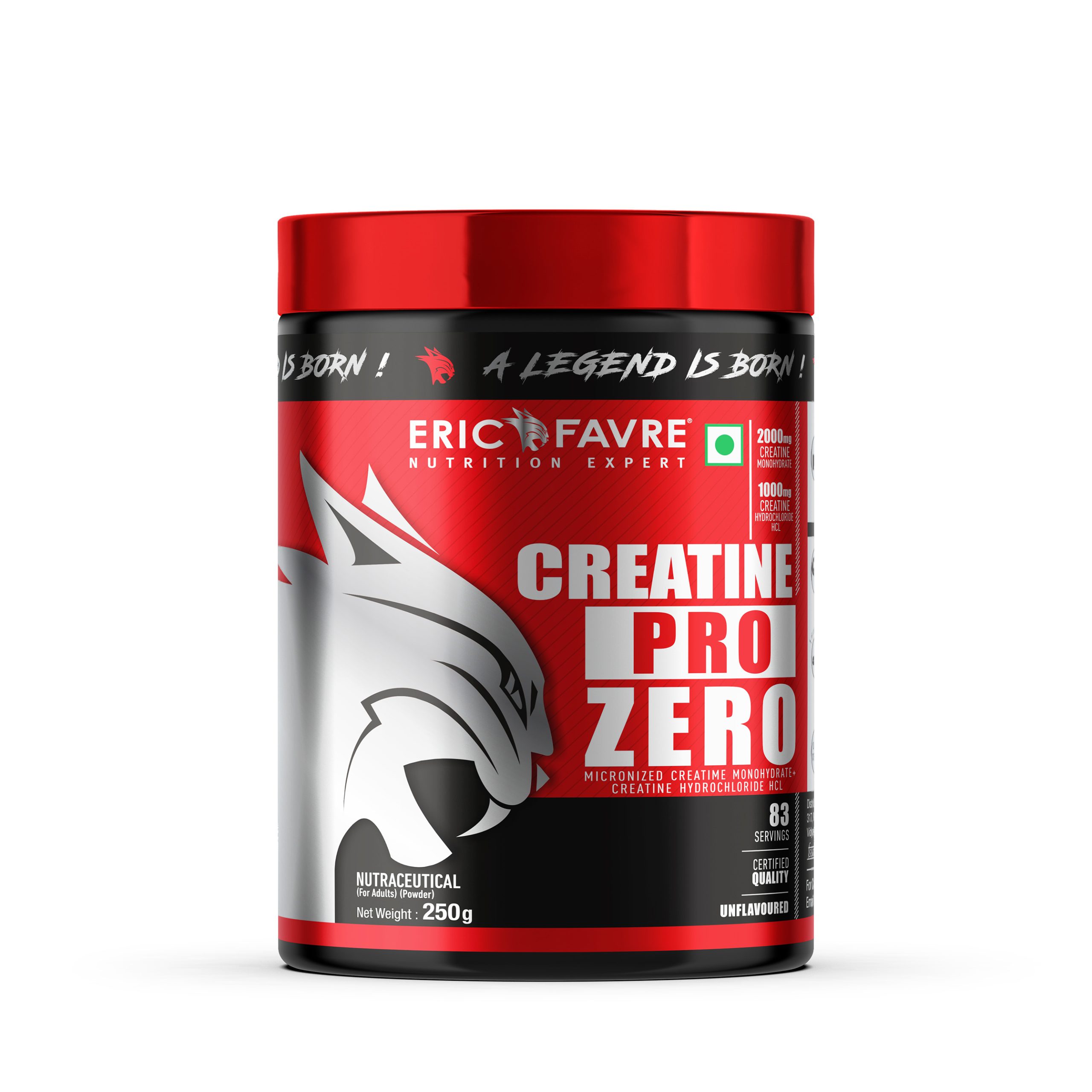 EFS-Creatine-Pro-Zero-250-Oct.2024-Label-Front-scaled-1.jpg Creatine Pro Zero 250g - Image 1