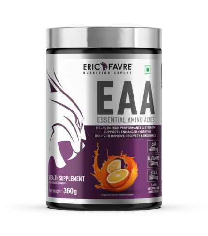 Eric Favre EAA essential amino acids Orange flavour front