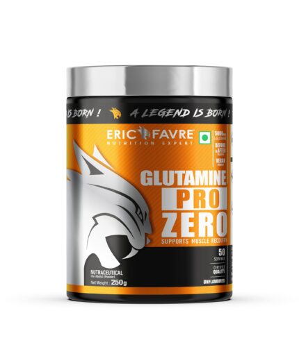 Eric Favre Glutamine Pro Zero 250g pure L-Glutamine front